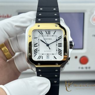 Cartier Santos de Cartier Large W2SA0009 front view super clone watch