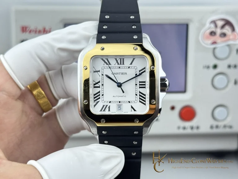 Cartier Santos de Cartier Large W2SA0009 front view super clone watch