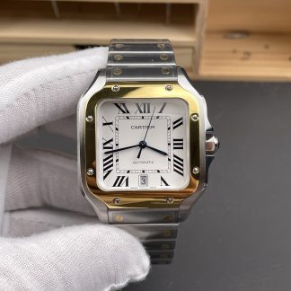 Cartier Santos de Cartier Large W2SA0009 front view super clone watch