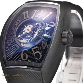 Franck Muller Grand Central Tourbillon CX 40 T CTR TTBR TTBR TT angled dial view super clone watch