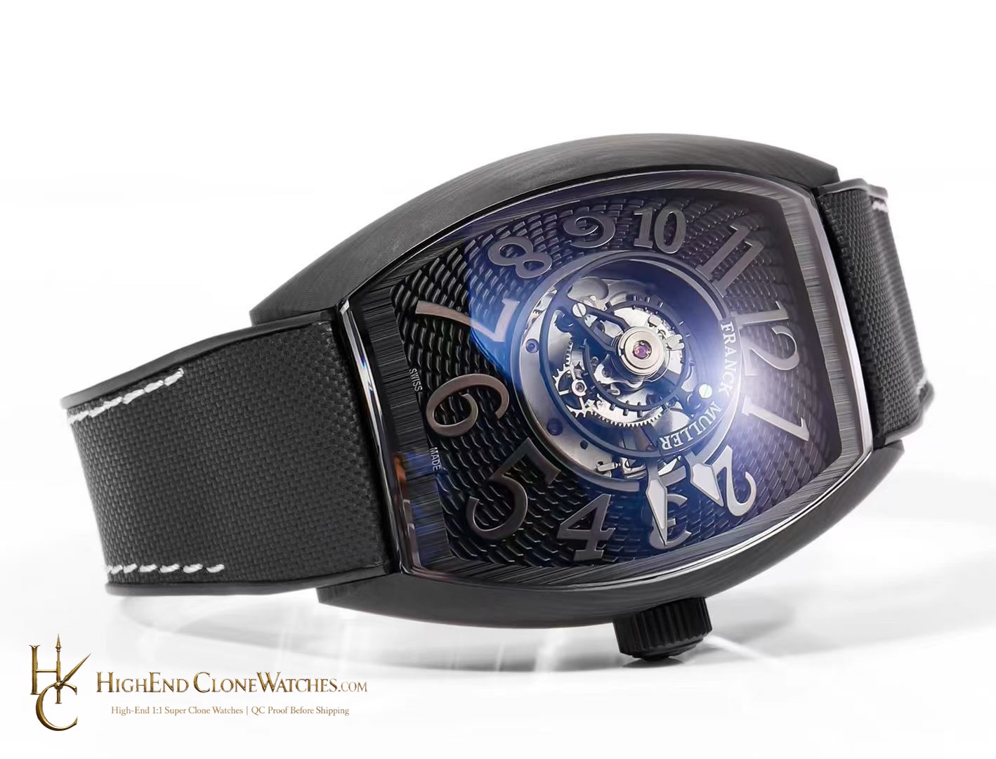 Franck Muller Grand Central Tourbillon CX 40 T CTR TTBR TTBR TT curved case profile super clone watch