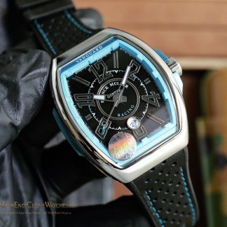 Franck Muller Vanguard Racing V 45 SC DT Racing (VE) angled dial view super clone watch