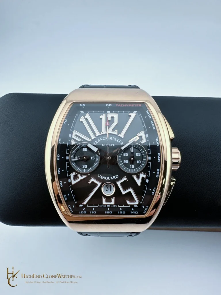Franck Muller Vanguard Chronograph 45CCGLDBRNLD1 44mm Super Clone Watch gallery view 01