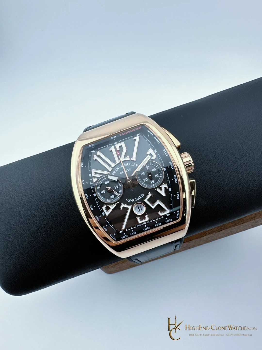 Franck Muller Vanguard Chronograph 45CCGLDBRNLD1 44mm Super Clone Watch gallery view 04