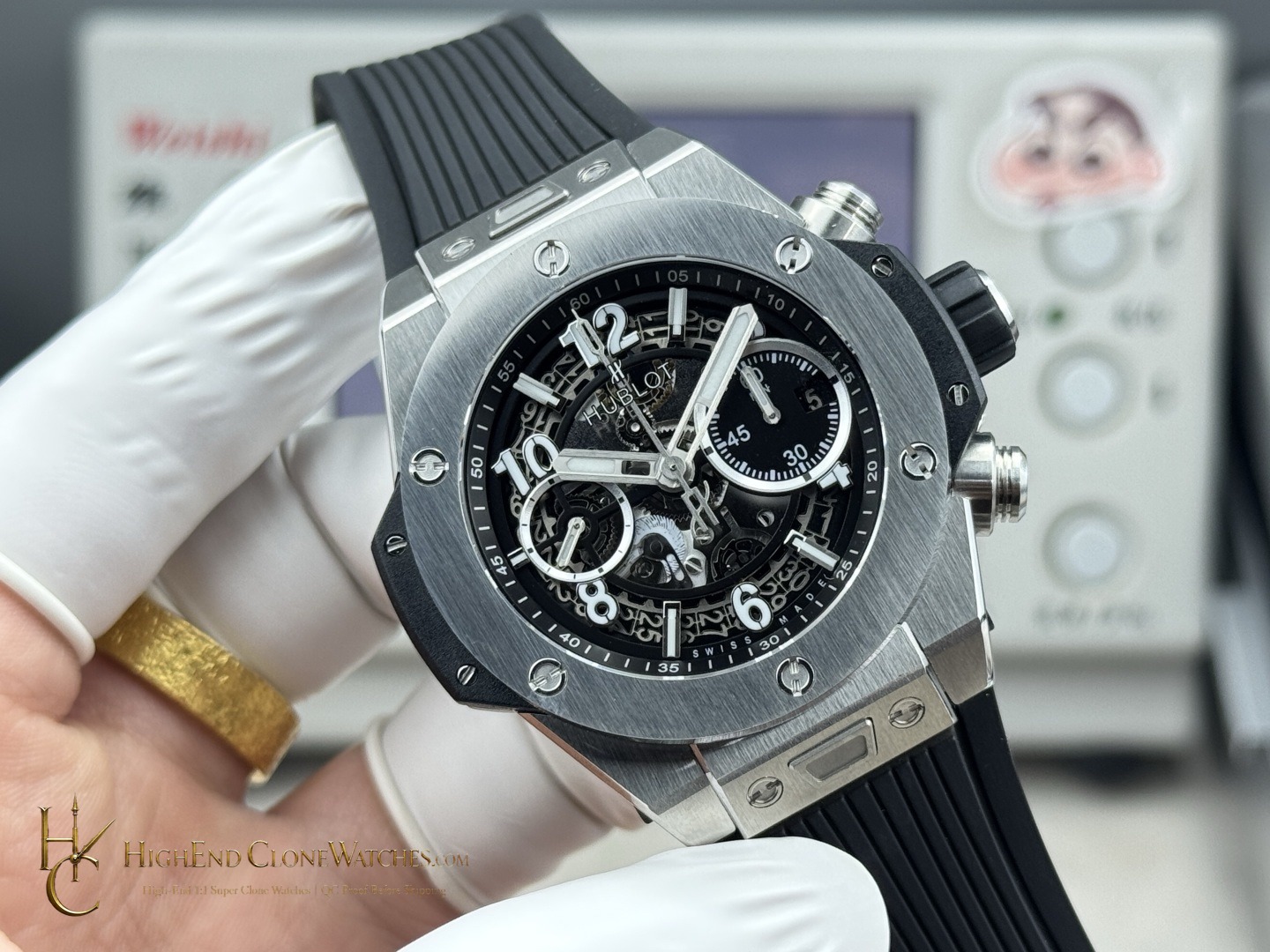 Hublot Big Bang Unico 42mm Titanium Case 441.NX.1171.RX product view super clone watch