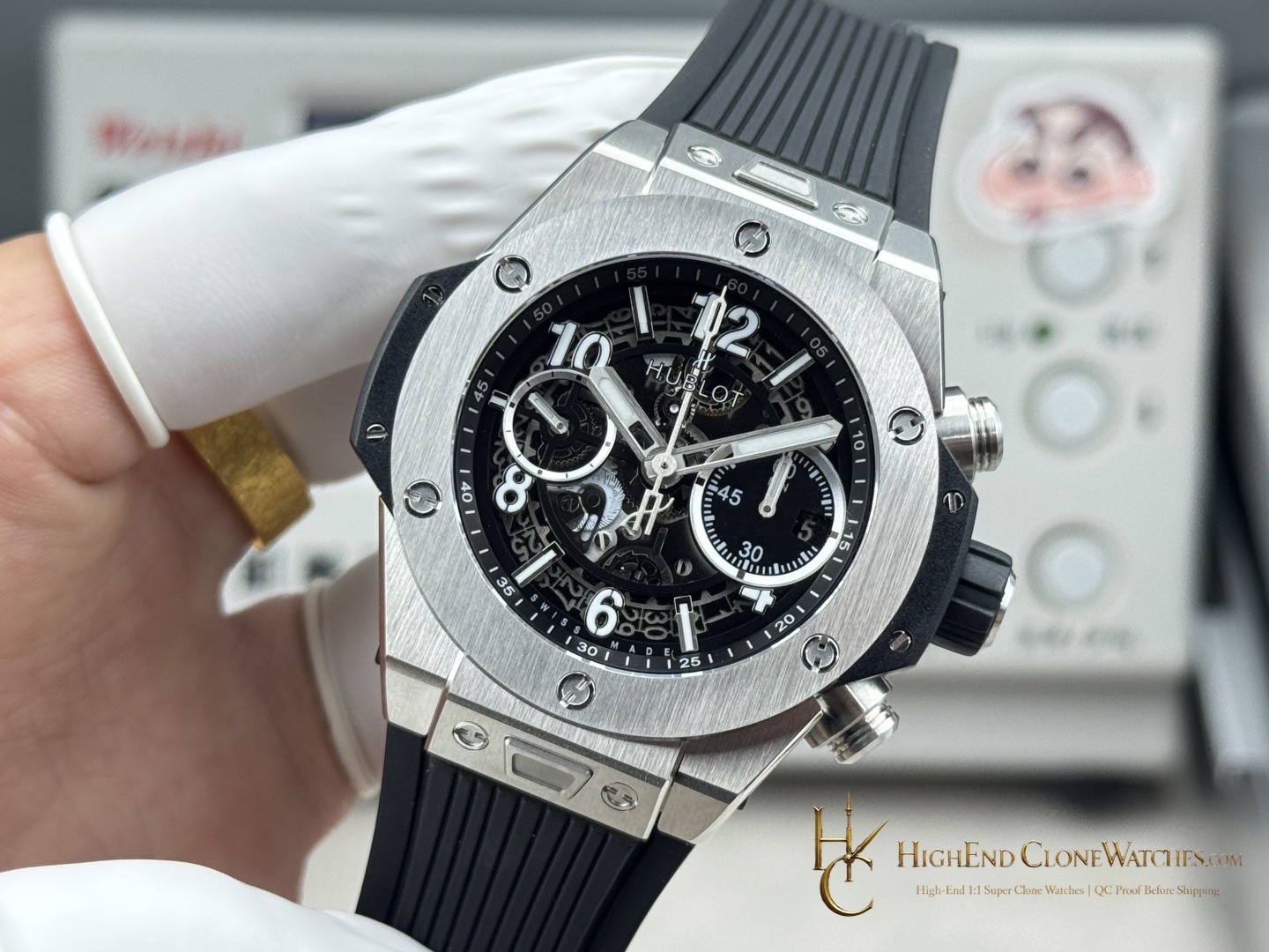 Hublot Big Bang Unico 42mm Titanium Case 441.NX.1171.RX product view super clone watch