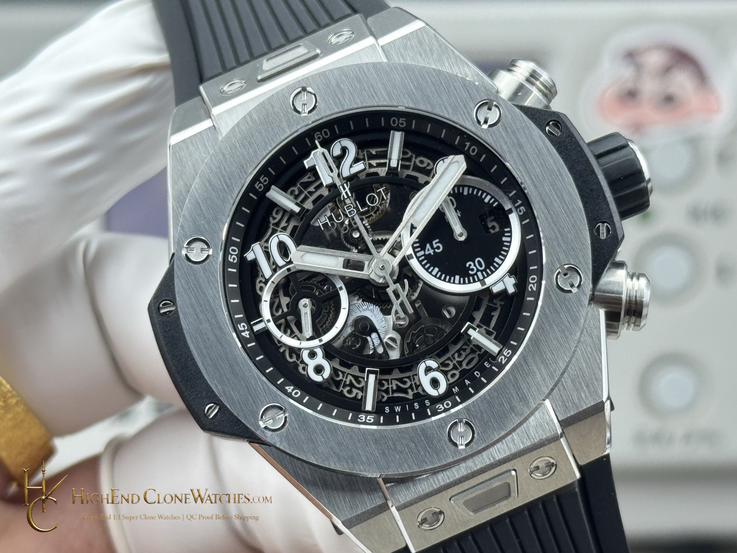 Hublot Big Bang Unico 42mm Titanium Case 441.NX.1171.RX product view super clone watch