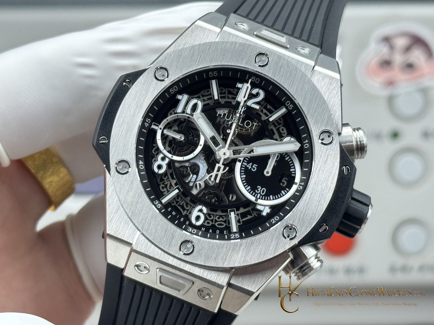 Hublot Big Bang Unico 42mm Titanium Case 441.NX.1171.RX product view super clone watch