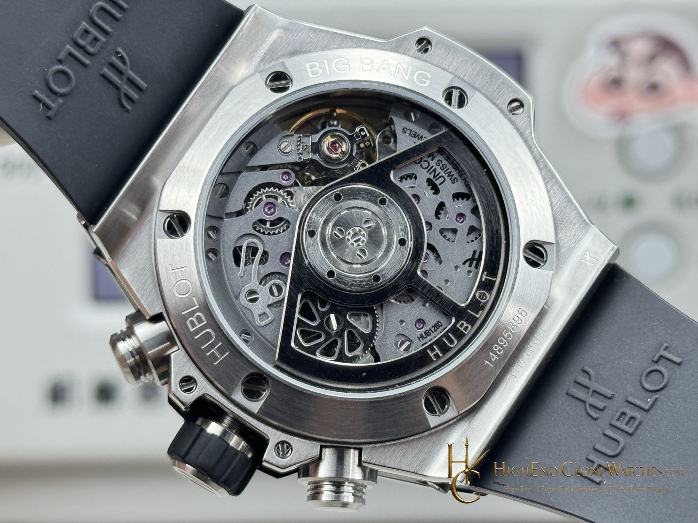 Hublot Big Bang Unico 42mm Titanium Case 441.NX.1171.RX product view super clone watch