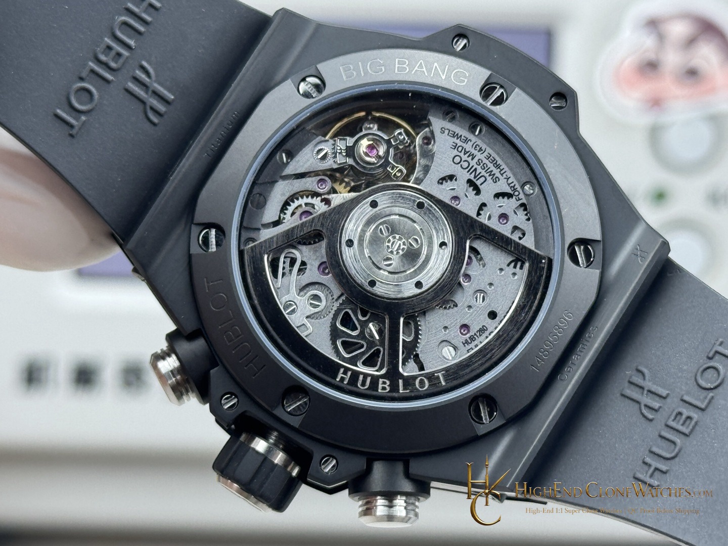Hublot Big Bang Unico Black Magic 42mm 441.CI.1171.RX product view super clone watch