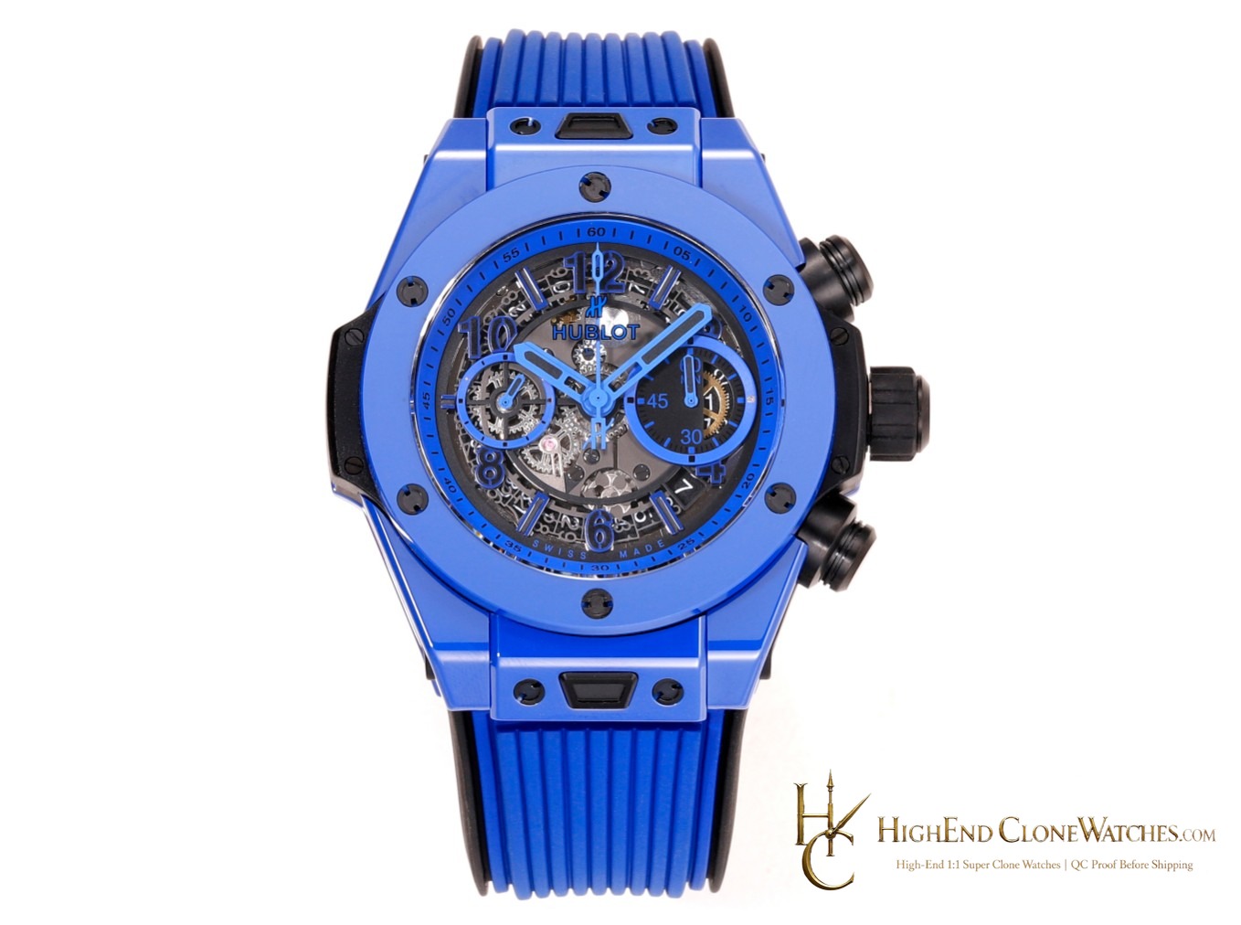 Hublot Big Bang Unico Blue Magic 42mm 441.ES.5119.RX product view super clone watch