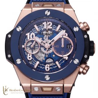 Hublot Big Bang Unico King Gold Blue Ceramic 42mm 441.OL.5181.RX product view super clone watch