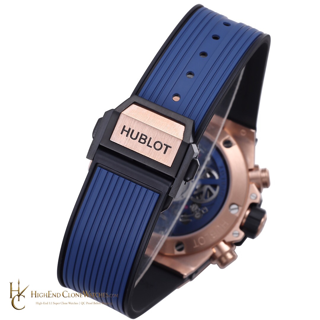 Hublot Big Bang Unico King Gold Blue Ceramic 42mm 441.OL.5181.RX product view super clone watch