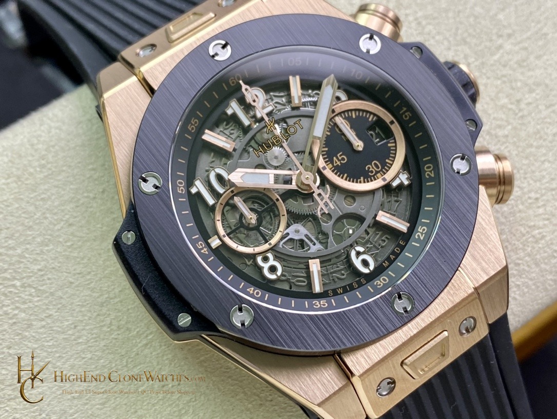 Hublot Big Bang Unico King Gold Ceramic 42mm 441.OM.1181.RX product view super clone watch