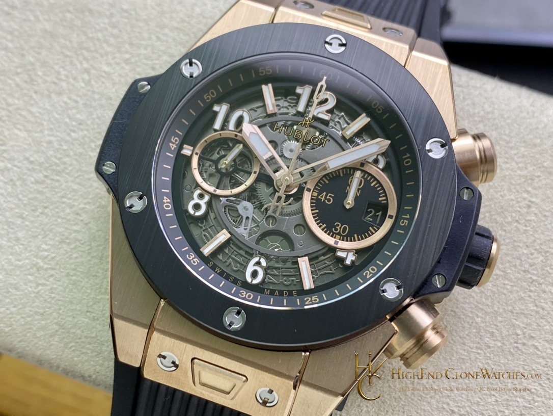 Hublot Big Bang Unico King Gold Ceramic 42mm 441.OM.1181.RX product view super clone watch