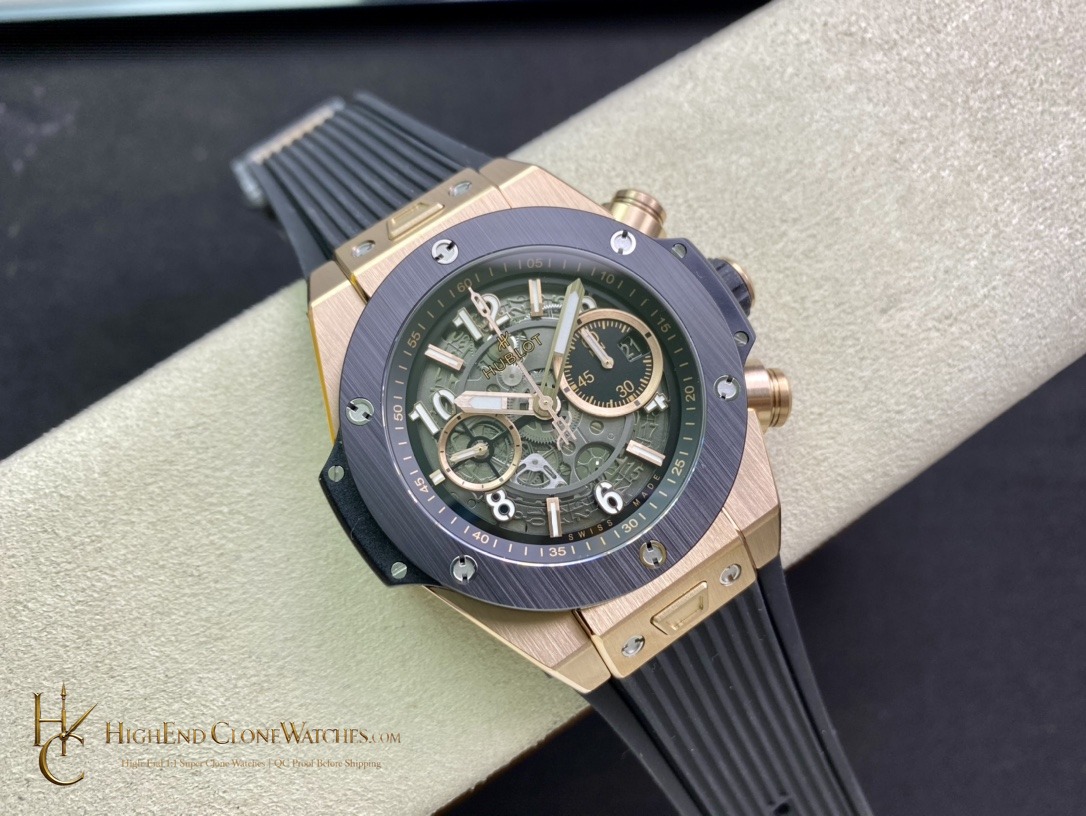 Hublot Big Bang Unico King Gold Ceramic 42mm 441.OM.1181.RX product view super clone watch