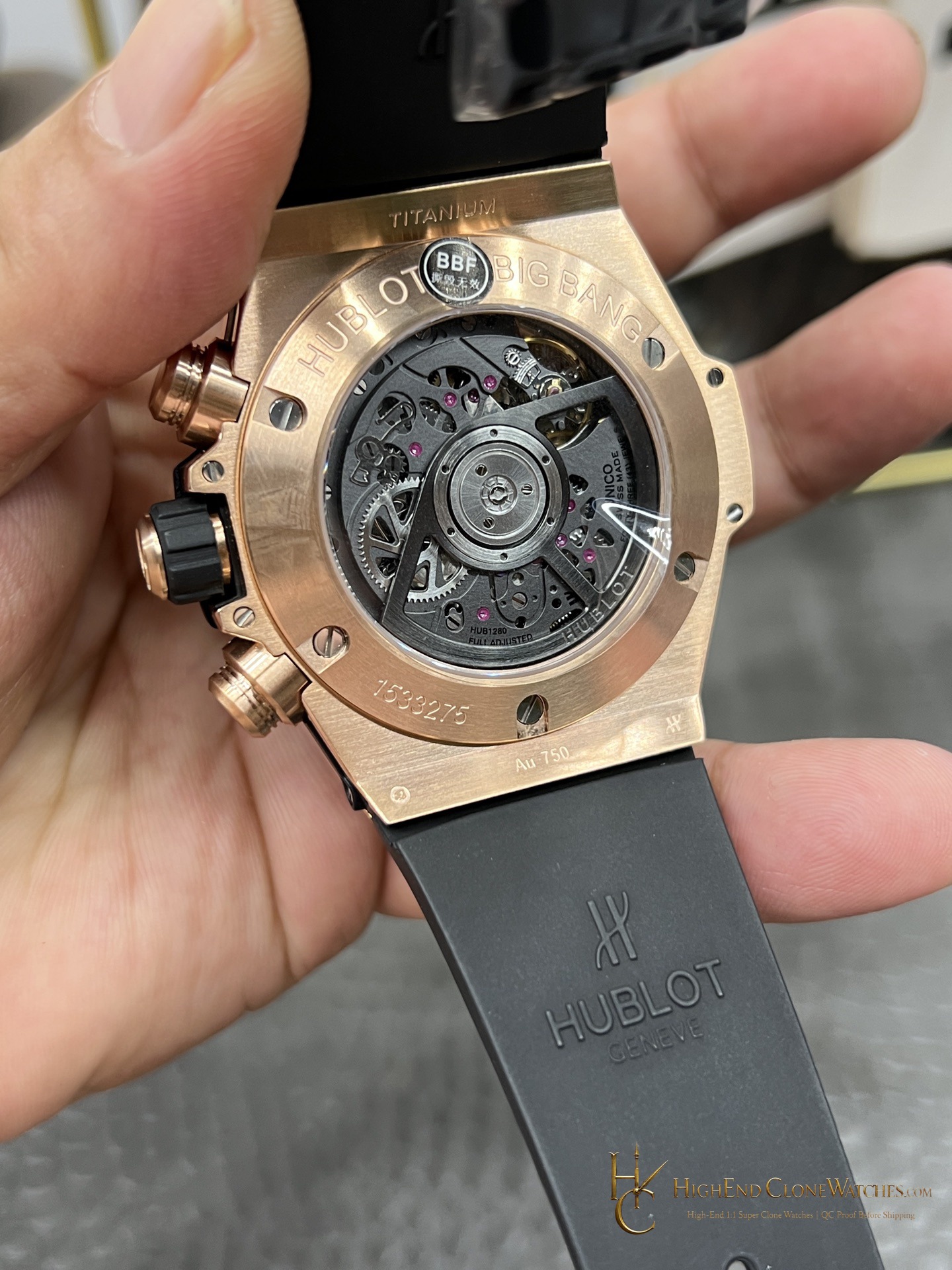 Hublot Big Bang Unico King Gold Jewellery 42 mm 441.OX.1181.RX.0904 product view super clone watch