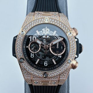 Hublot Big Bang Unico King Gold Pav 42 mm 441.OX.1181.RX.1704 product view super clone watch