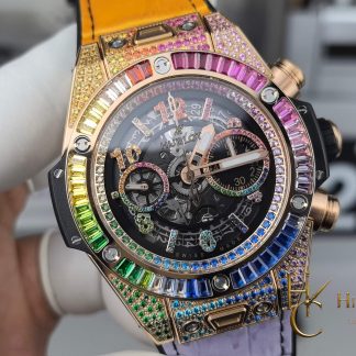 Hublot Big Bang Unico King Gold Rainbow 42mm 441.OX.1118.LR.0999 product view super clone watch