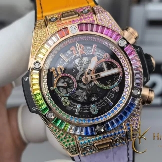 Hublot Big Bang Unico King Gold Rainbow 42mm 441.OX.1118.LR.0999 Super Clone Watch product view 1
