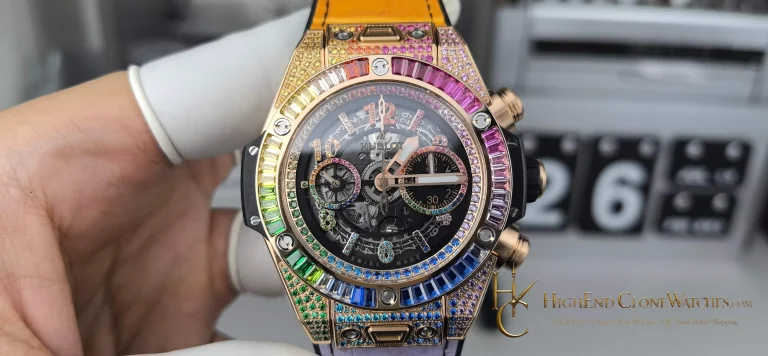 Hublot Big Bang Unico King Gold Rainbow 42mm 441.OX.1118.LR.0999 Super Clone Watch product view 2