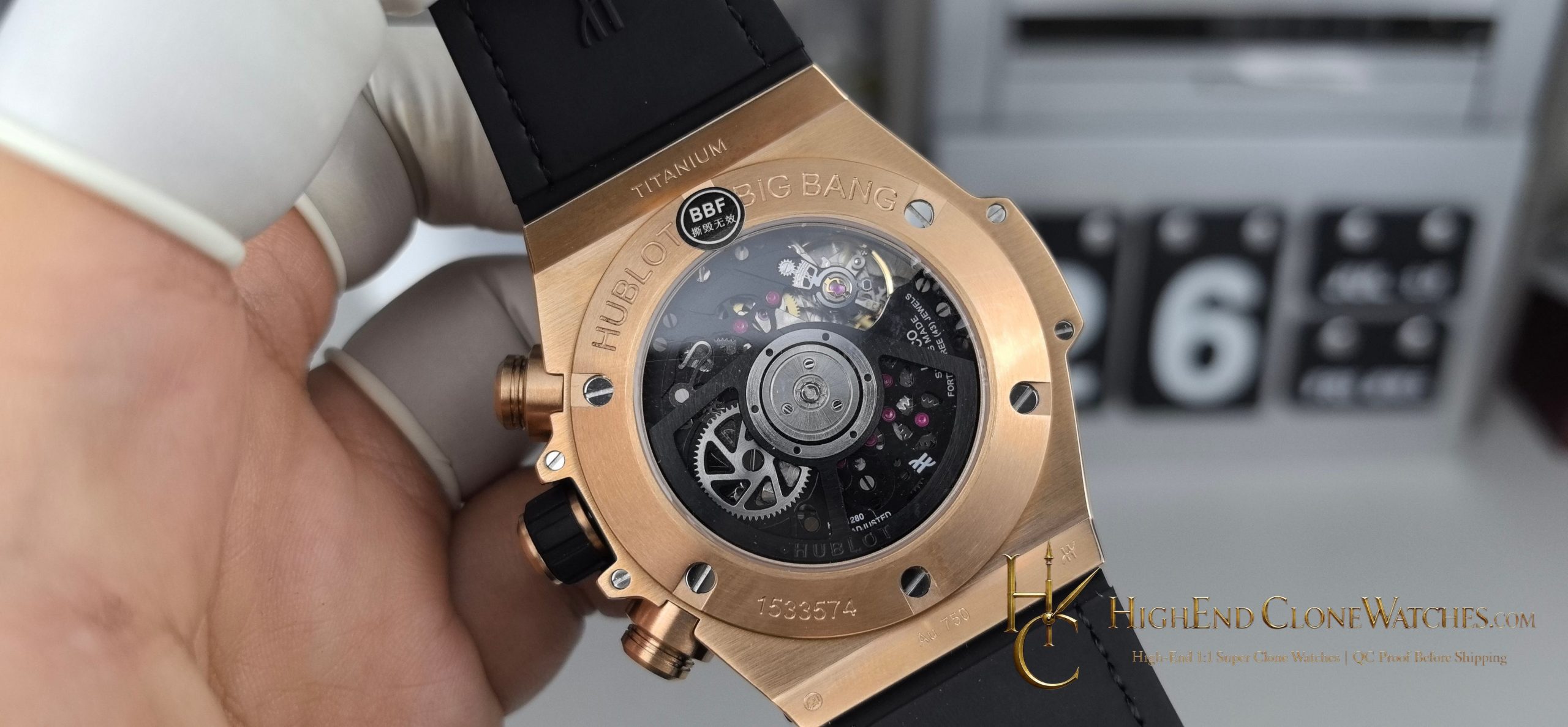Hublot Big Bang Unico King Gold Rainbow 42mm 441.OX.1118.LR.0999 product view super clone watch