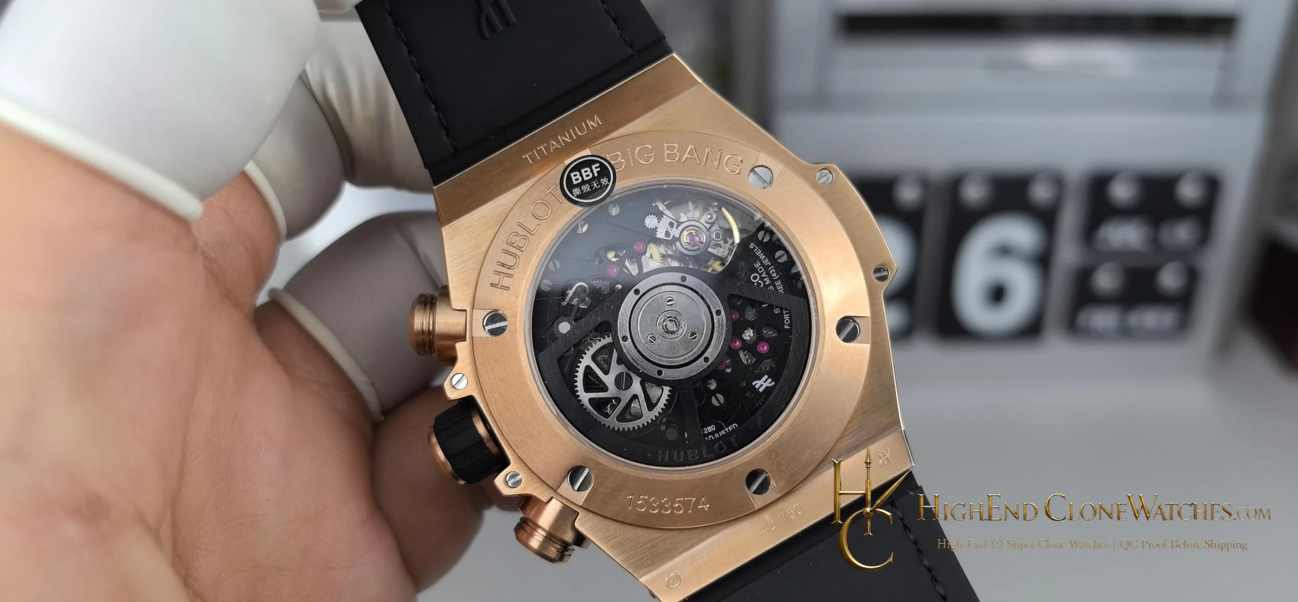 Hublot Big Bang Unico King Gold Rainbow 42mm 441.OX.1118.LR.0999 Super Clone Watch product view 5
