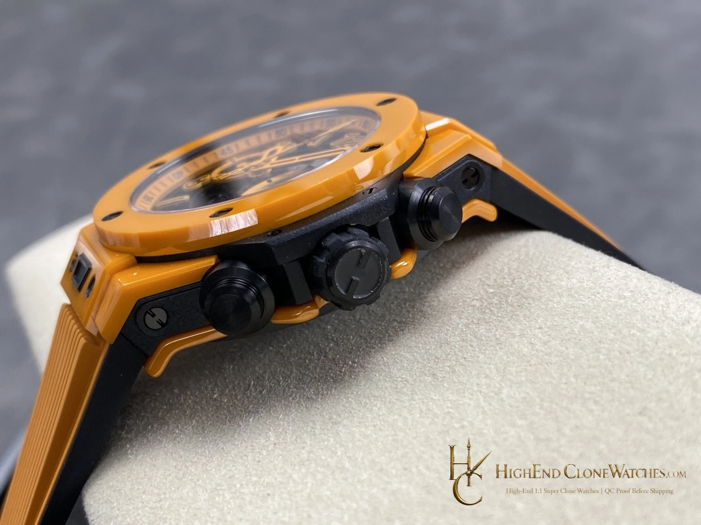 Hublot Big Bang Unico Orange Ceramic 42mm 441.CU.5910.RX Super Clone Watch product view 7