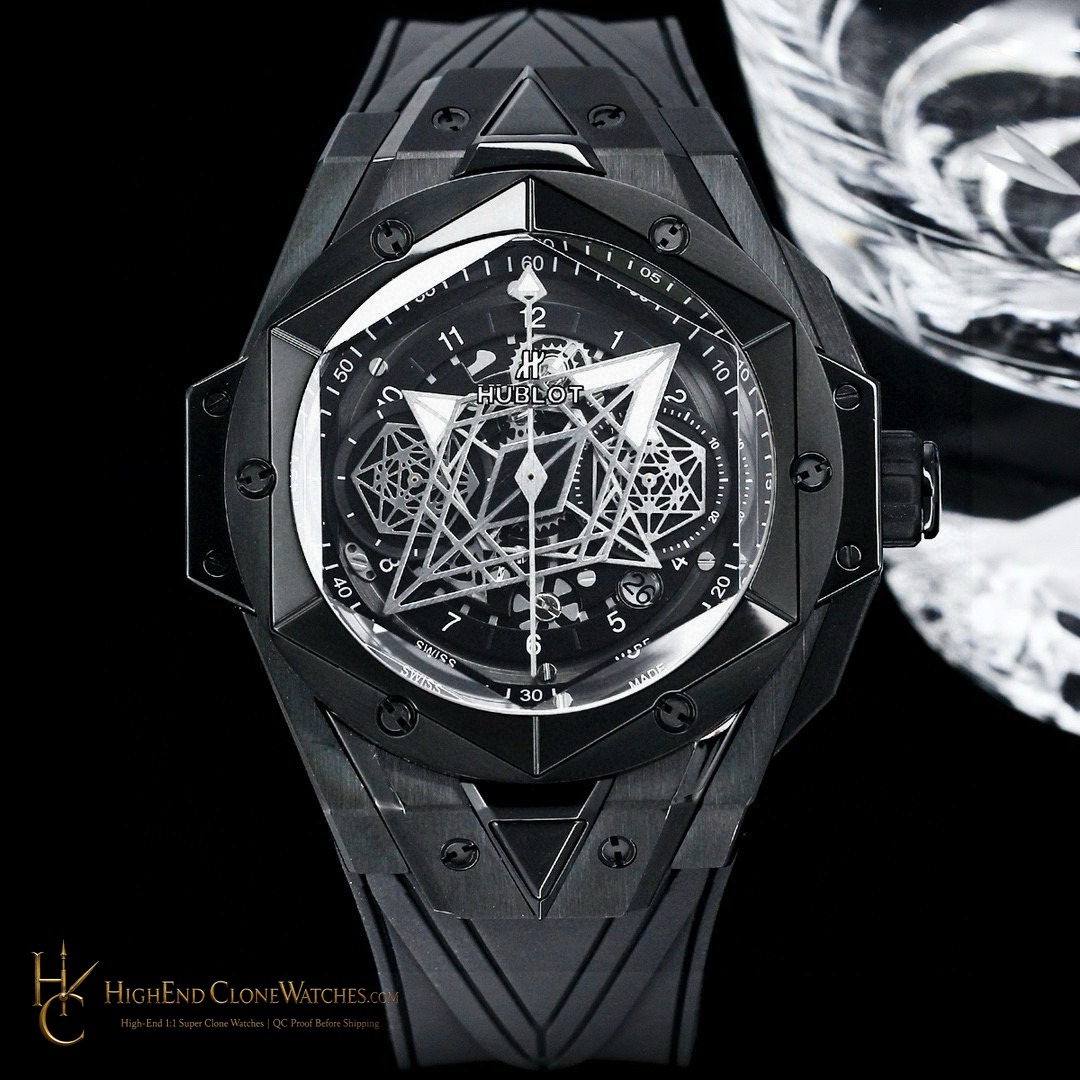 Hublot Big Bang Unico Sang Bleu II 45mm 418.CX.1114.RX.MXM20 product view super clone watch