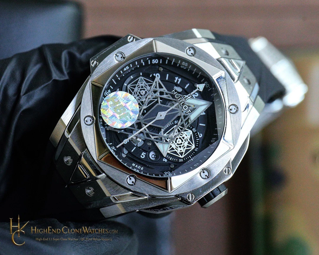 Hublot Big Bang Unico Sang Bleu II 45mm 418.NX.1107.RX.MXM19 product view super clone watch - product view 3