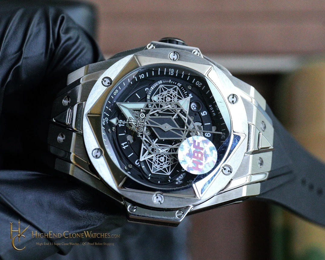 Hublot Big Bang Unico Sang Bleu II 45mm 418.NX.1107.RX.MXM19 product view super clone watch - product view 4