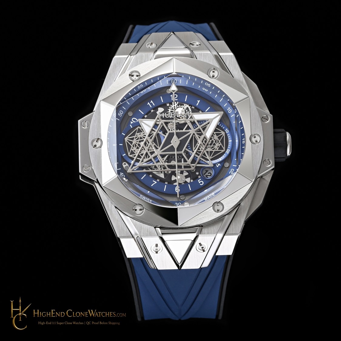 Hublot Big Bang Unico Sang Bleu II 45mm 418.NX.5107.RX.MXM20 product view super clone watch
