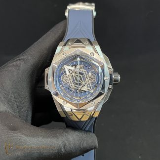 Hublot Big Bang Unico Sang Bleu II 45mm KING GOLD 418.OX.5108.RX.MXM20 product view super clone watch