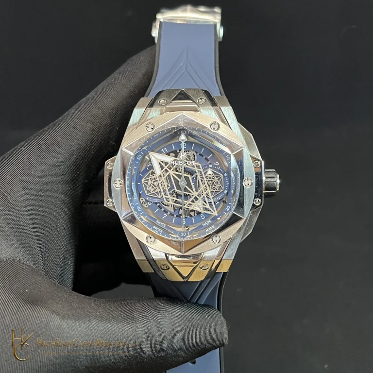 Hublot Big Bang Unico Sang Bleu II 45mm KING GOLD 418.OX.5108.RX.MXM20 product view super clone watch