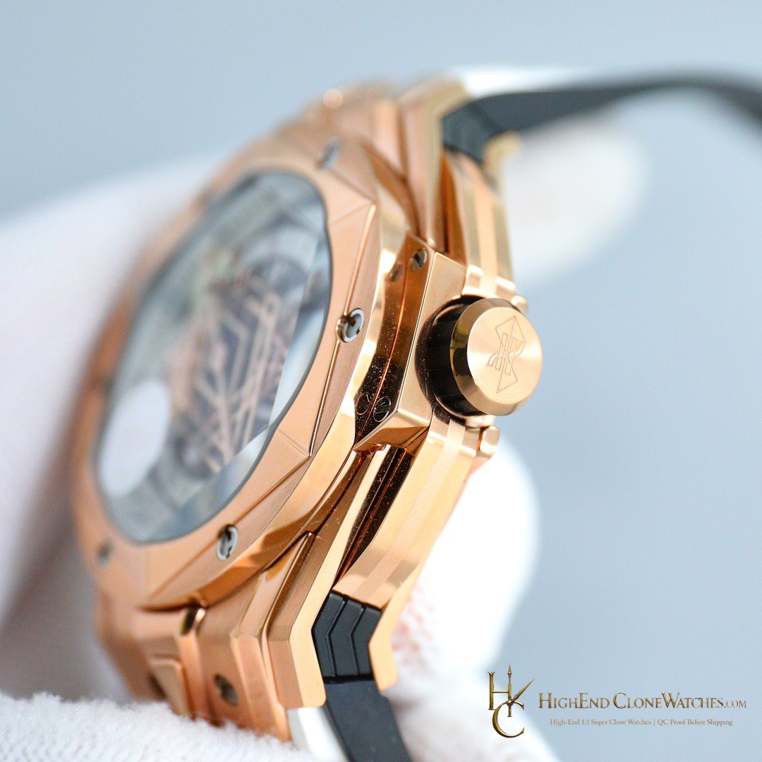 Hublot Big Bang Unico Sang Bleu II 45mm KING GOLD WHITE 418.OX.2001.RX.MXM20 product view super clone watch