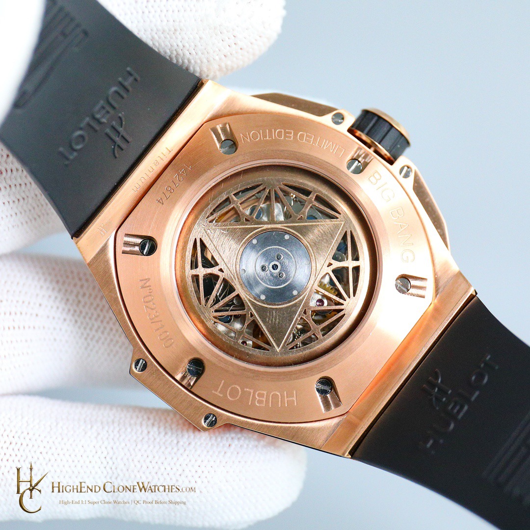 Hublot Big Bang Unico Sang Bleu II 45mm KING GOLD WHITE 418.OX.2001.RX.MXM20 product view super clone watch