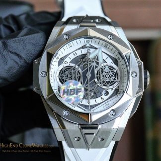 Hublot Big Bang Unico Sang Bleu II 45mm TITANIUM WHITE 418.NX.2001.RX.MXM20 product view super clone watch