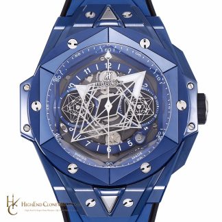 Hublot Big Bang Unico Sang Bleu II Blue Ceramic 45mm 418.EX.5107.RX.MXM21 product view super clone watch