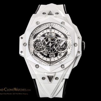 Hublot Big Bang Unico Sang Bleu II White Ceramic 45mm 418.HX.2001.RX.MXM21 product view super clone watch
