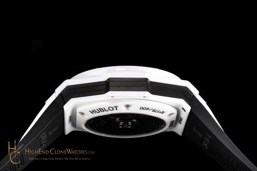 Hublot Big Bang Unico Sang Bleu II White Ceramic 45mm 418.HX.2001.RX.MXM21 product view super clone watch