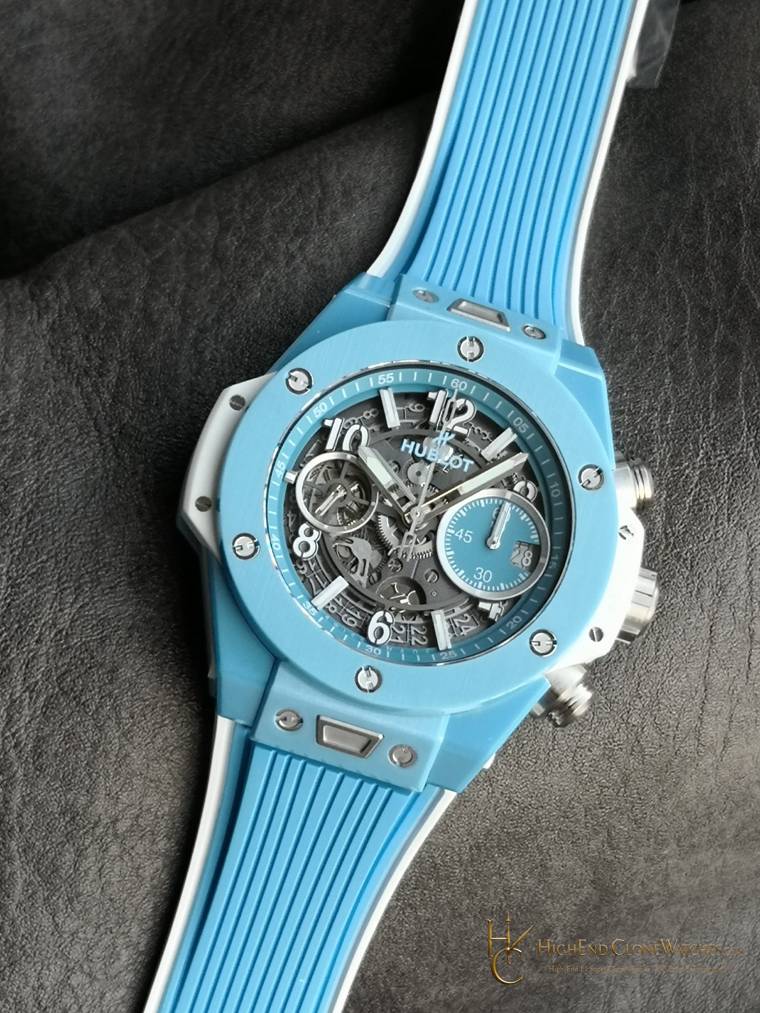 Hublot BIG BANG UNICO SKY BLUE 42mm 441.EX.5120.RX product view super clone watch