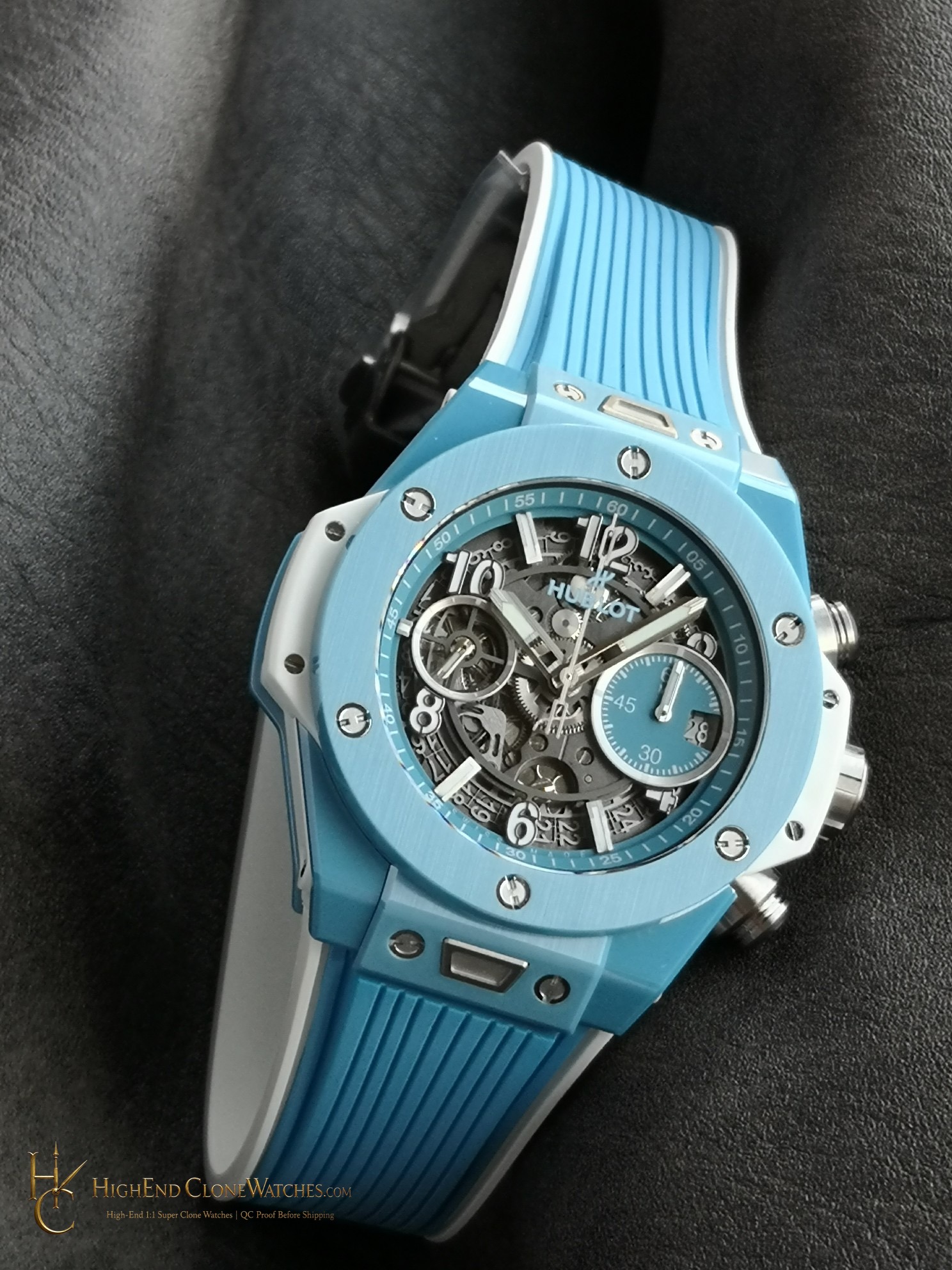 Hublot BIG BANG UNICO SKY BLUE 42mm 441.EX.5120.RX product view super clone watch