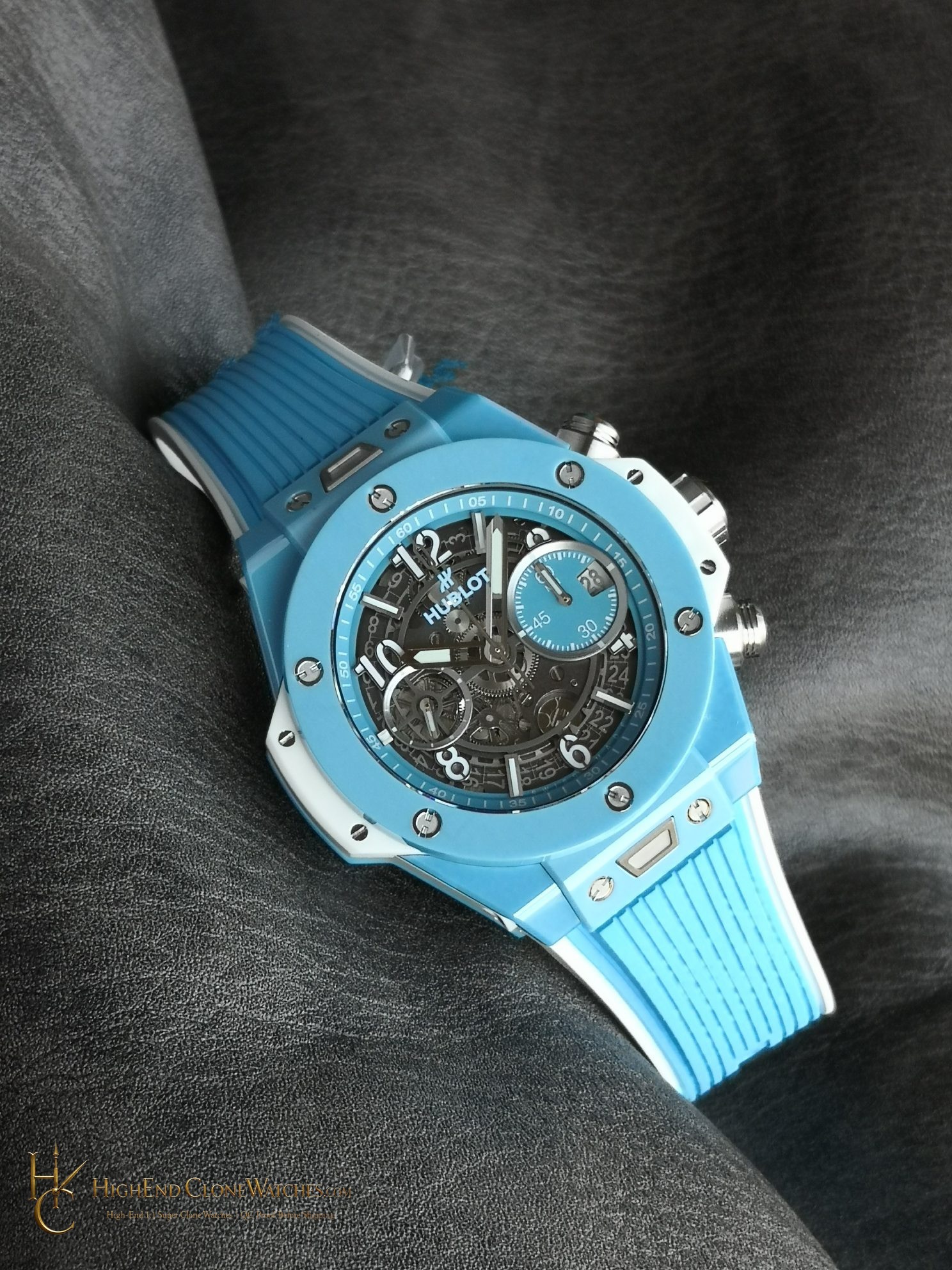 Hublot BIG BANG UNICO SKY BLUE 42mm 441.EX.5120.RX product view super clone watch