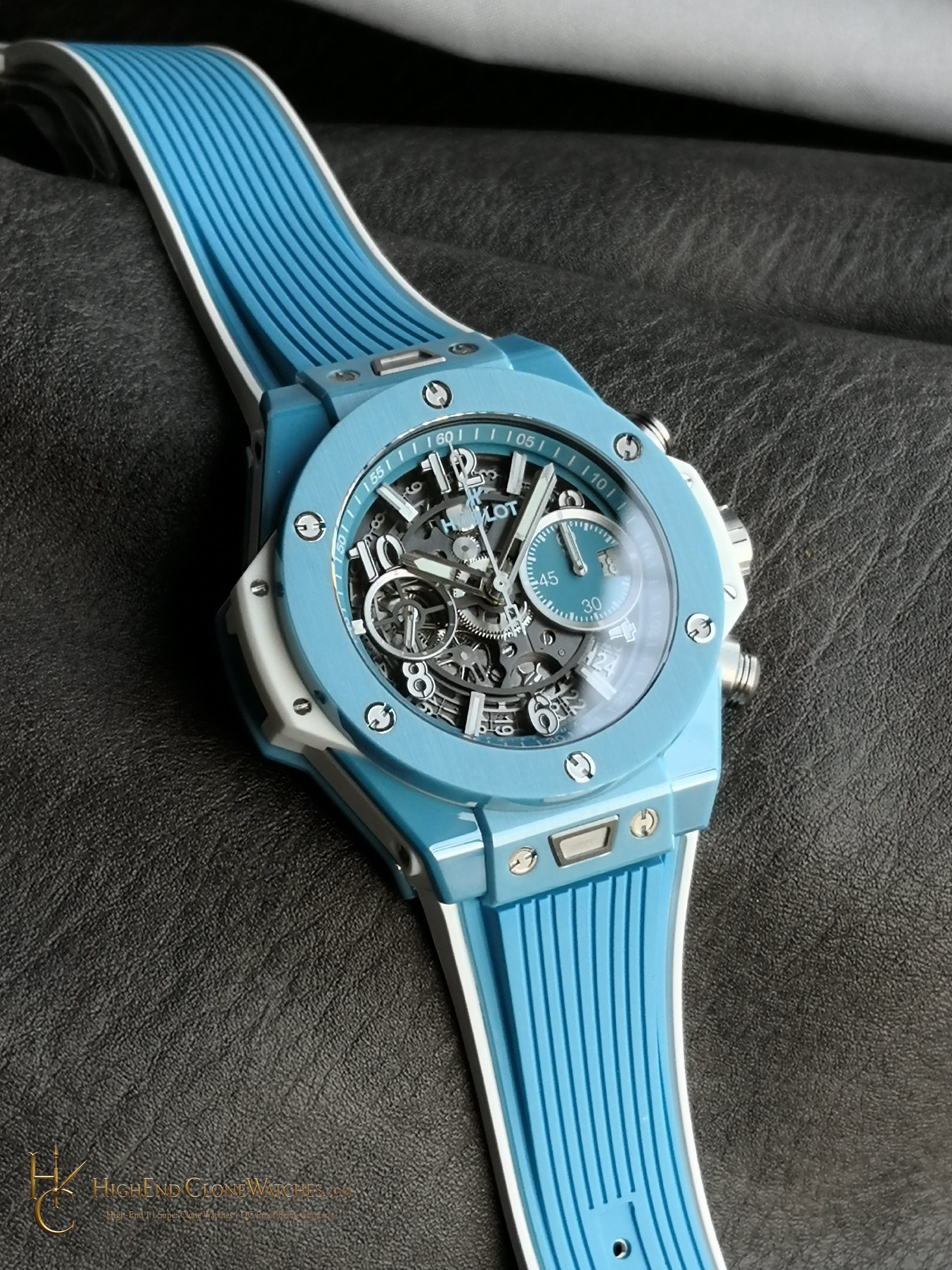 Hublot BIG BANG UNICO SKY BLUE 42mm 441.EX.5120.RX product view super clone watch