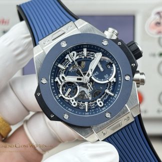Hublot Big Bang Unico Titanium Blue Ceramic 42mm 441.NL.5171.RX product view super clone watch