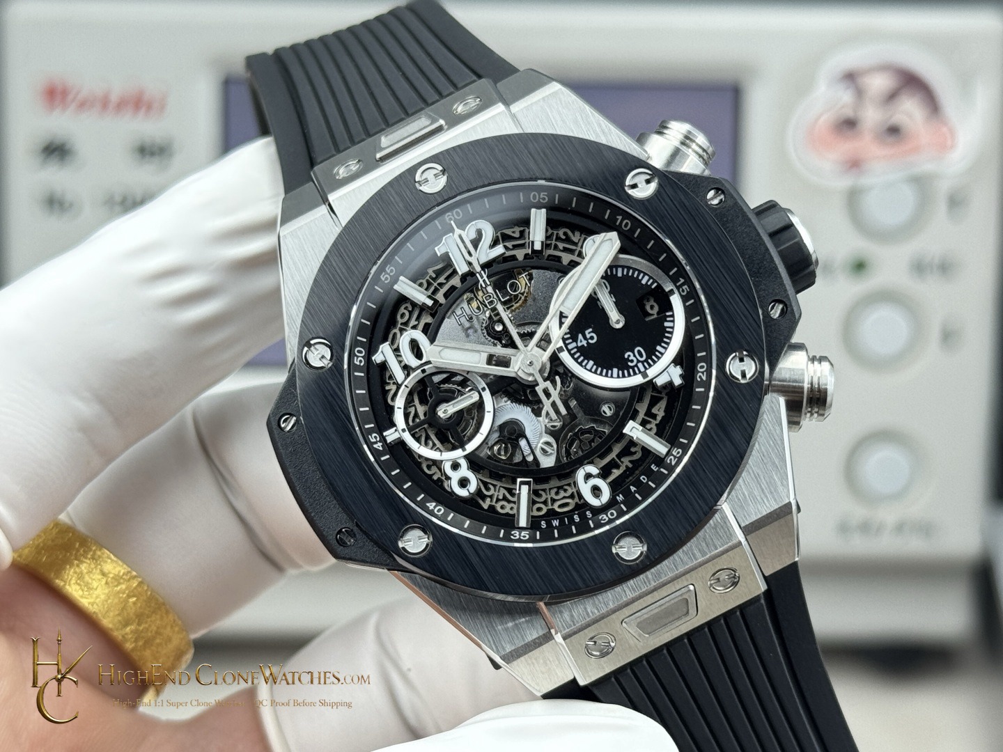 Hublot Big Bang Unico Titanium Ceramic 42mm 441.NM.1171.RX product view super clone watch