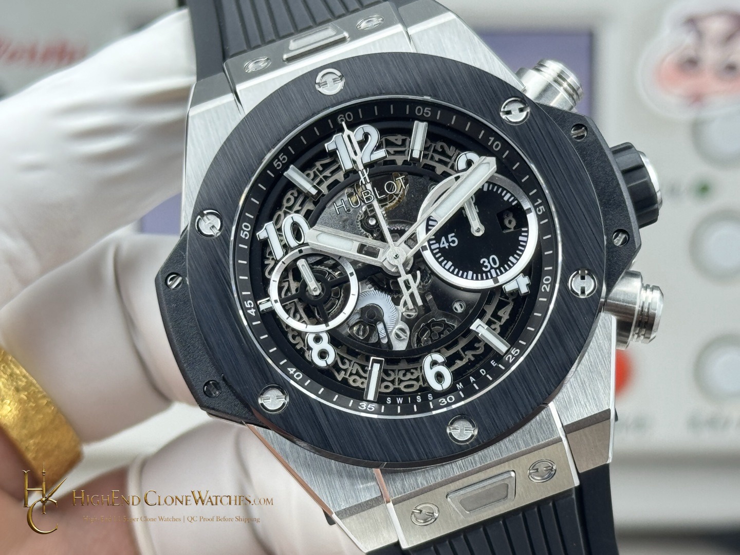 Hublot Big Bang Unico Titanium Ceramic 42mm 441.NM.1171.RX product view super clone watch