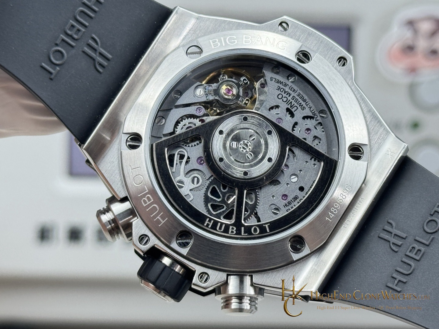 Hublot Big Bang Unico Titanium Ceramic 42mm 441.NM.1171.RX product view super clone watch