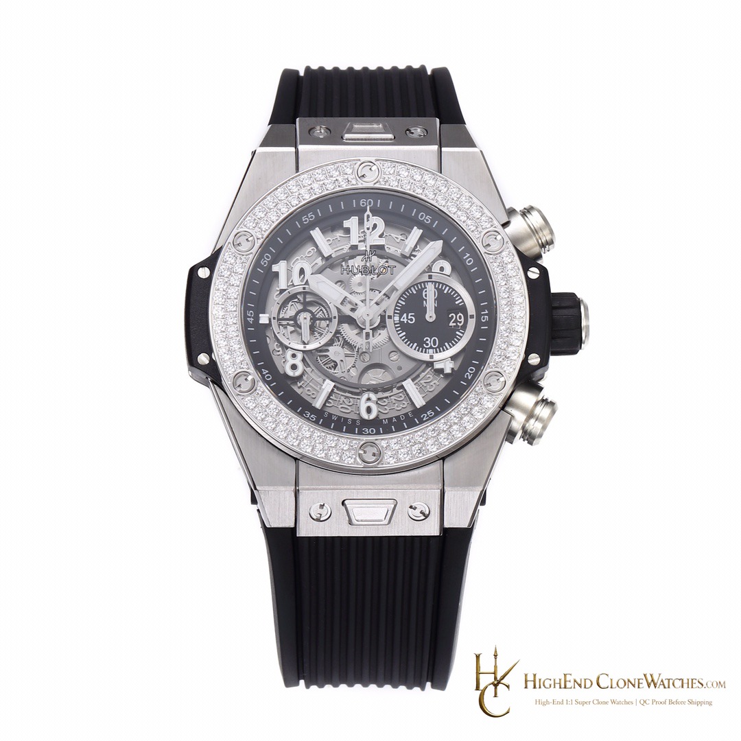 Hublot Big Bang Unico Titanium Diamonds 42mm 441.NX.1171.RX.1104 product view super clone watch