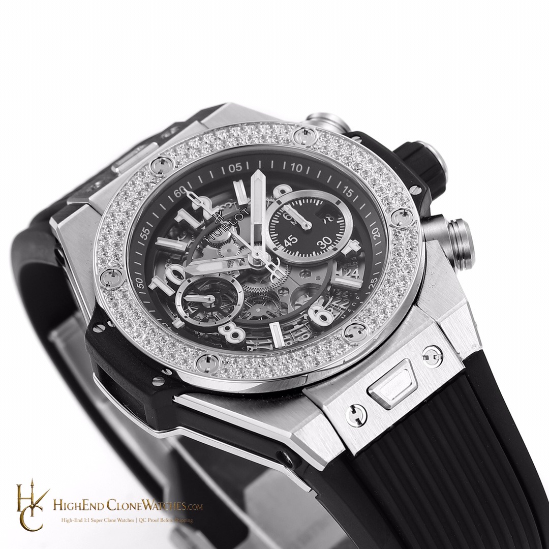 Hublot Big Bang Unico Titanium Diamonds 42mm 441.NX.1171.RX.1104 product view super clone watch